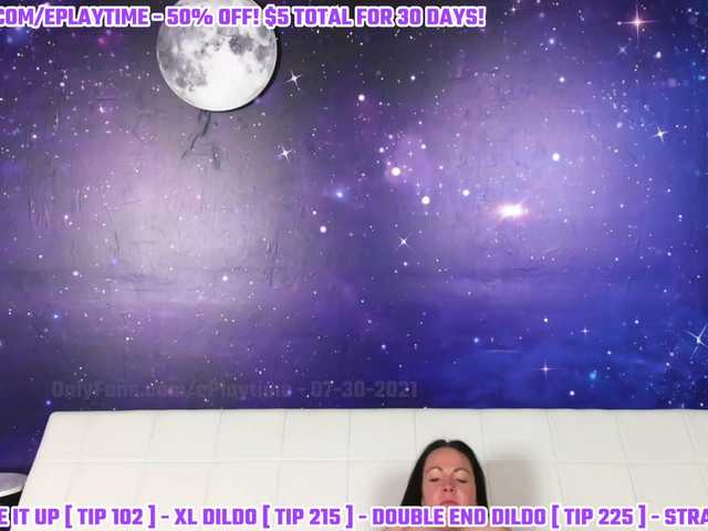 Screenshot di trasmissione GirlPlaytime