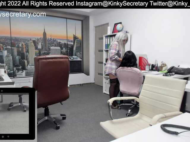 Fotografie KinkyOffice Shhht I am at office place . Make me happy - Cum Show @total